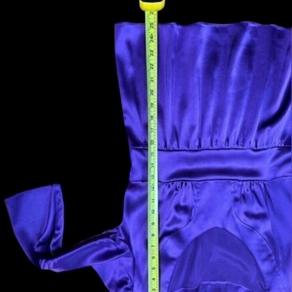 Etro pure luxury royal purple silk blouse size 44 made in Italy very soft, EUC - Picture 12 of 12